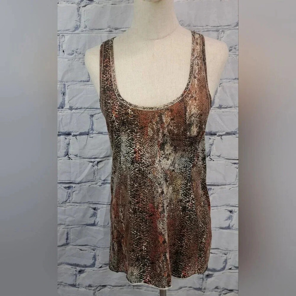 Aritizia Wilfred Women's Pocket Tank Top Leopard Model Animal Cheetah Size XS - Picture 1 of 13